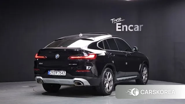 BMW X4 (G02) 2022 Черный из Кореи