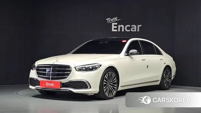 Mercedes-Benz S-Class W223 2023 Белый из Кореи