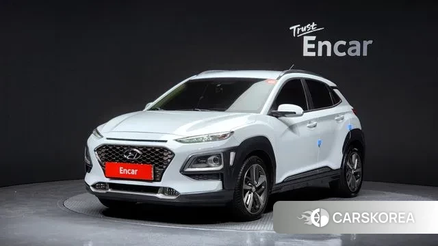 Hyundai Kona 2018 Белый из Кореи