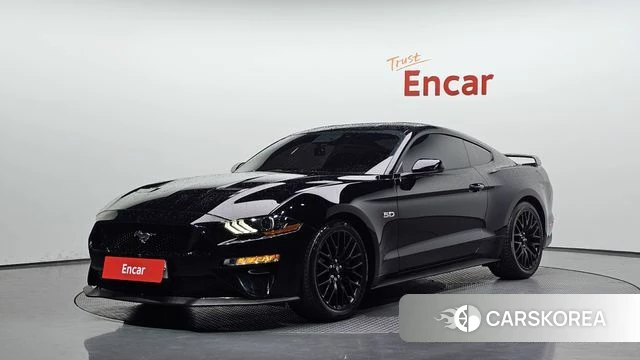 Ford Mustang 2019 Черный из Кореи