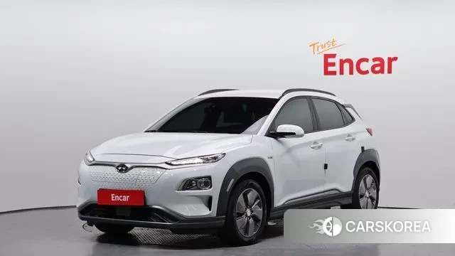 Hyundai Kona Electric 2019 Белый из Кореи