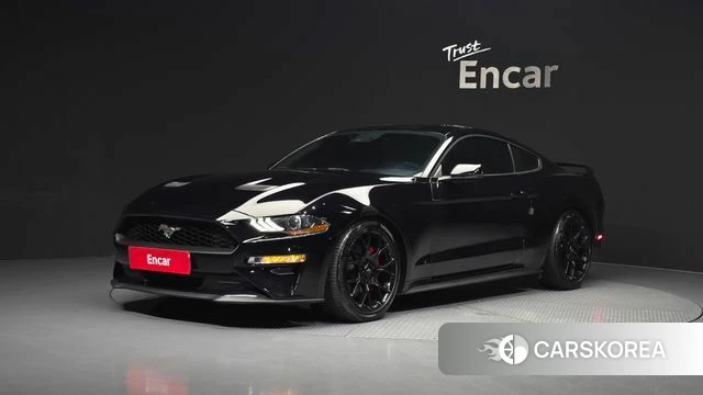 Ford Mustang 2018 Черный из Кореи