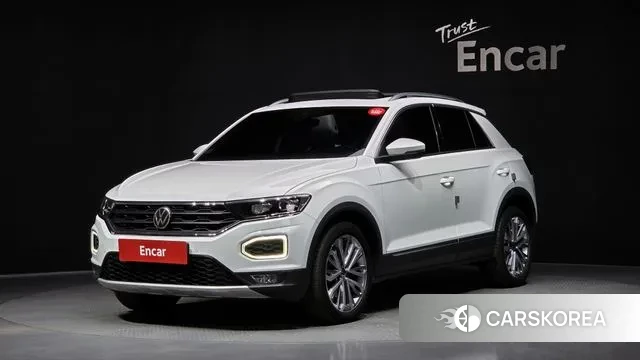 Volkswagen T-Roc 2021 Белый из Кореи