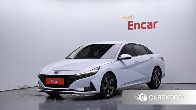 Hyundai Avante (CN7) 2020 Белый из Кореи