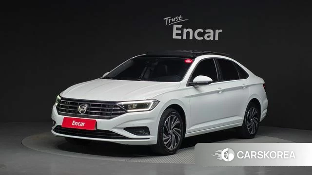 Volkswagen 7th Generation of Jetta 2021 Белый из Кореи