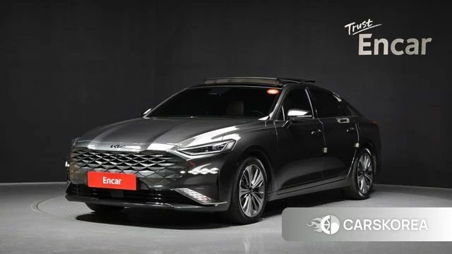 Kia K8 Hybrid 2023 Серый из Кореи