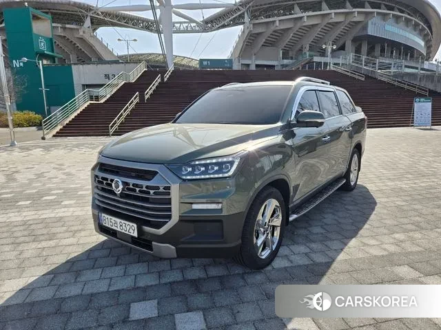 Ssangyong The New Rexton Sport 2024 Темно-зеленый из Кореи