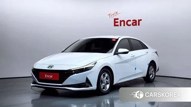 Hyundai Avante (CN7) 2020 Белый из Кореи