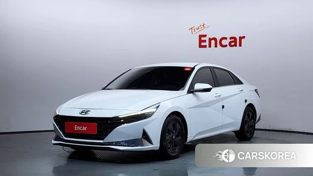 Hyundai Avante (CN7) 2020 Белый из Кореи