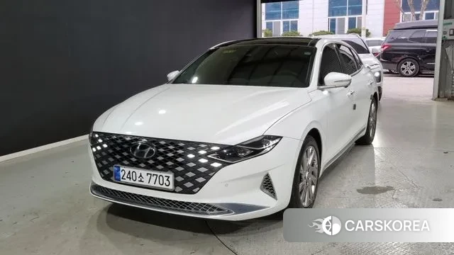 Hyundai The New Grandeur IG Hybrid 2022 Белый из Кореи