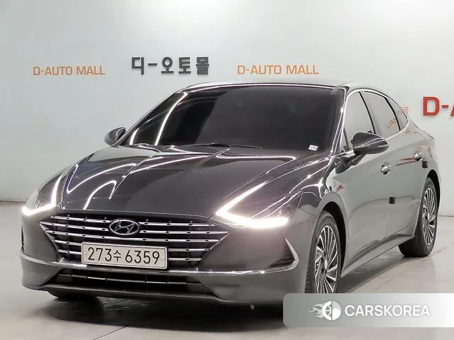 Hyundai Sonata Hybrid (DN8) 2021 Темно-зеленый из Кореи