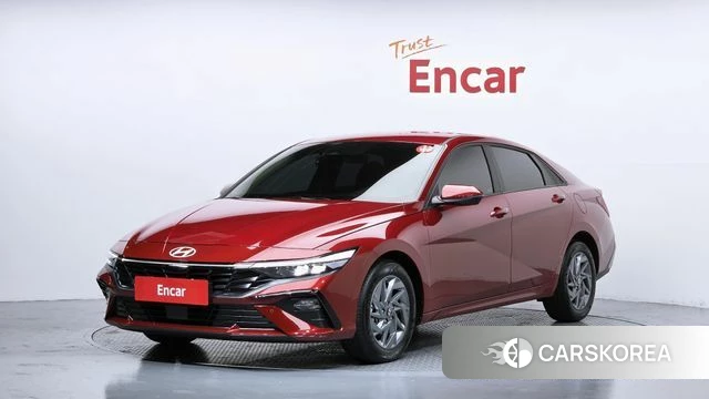 Hyundai The New Avante (CN7) 2025 Красный из Кореи