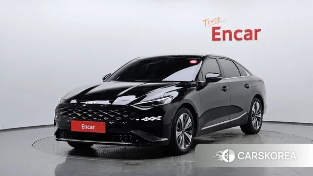 Kia K8 Hybrid 2021 Черный из Кореи