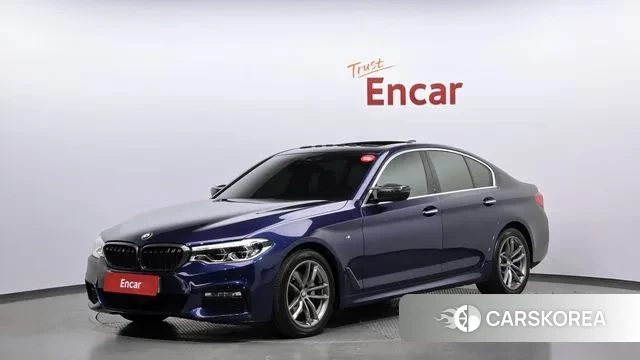 BMW 5 Series (G30) 2018 Синий из Кореи