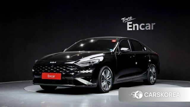 Kia K8 Hybrid 2023 Черный из Кореи