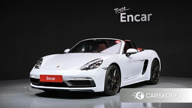 Porsche 718 Boxster 2022 Белый из Кореи