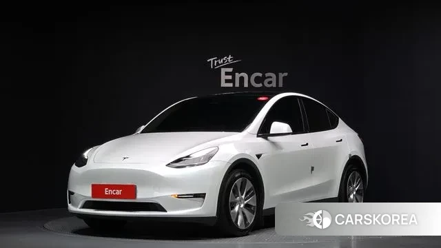 Tesla Model Y 2022 Белый из Кореи