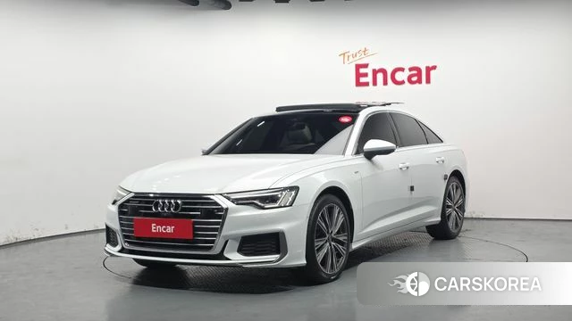 Audi A6 (C8) 2023 Белый из Кореи