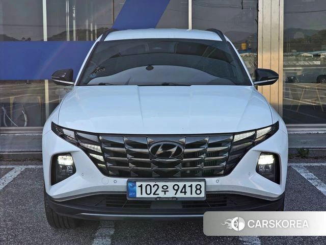 Hyundai Tucson Hybrid (NX4) 2021 Белый из Кореи