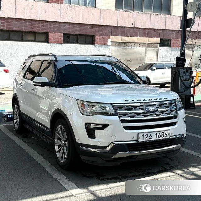 Ford Explorer 2018 Белый из Кореи