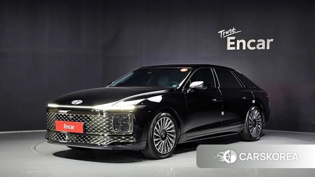 Hyundai Grandeur Hybrid (GN7) 2024 Черный из Кореи