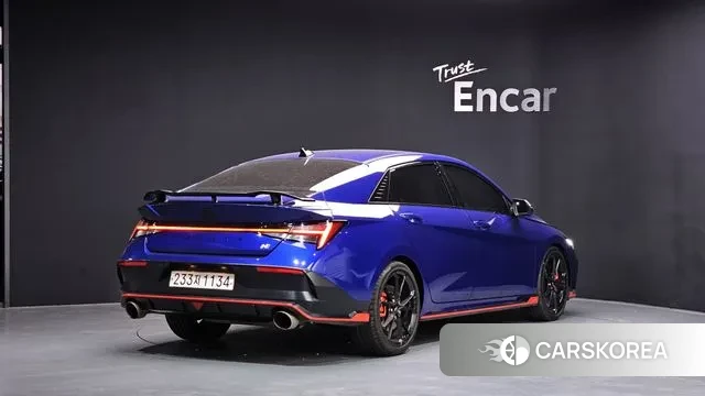 Hyundai The New Avante (CN7) 2023 Синий из Кореи