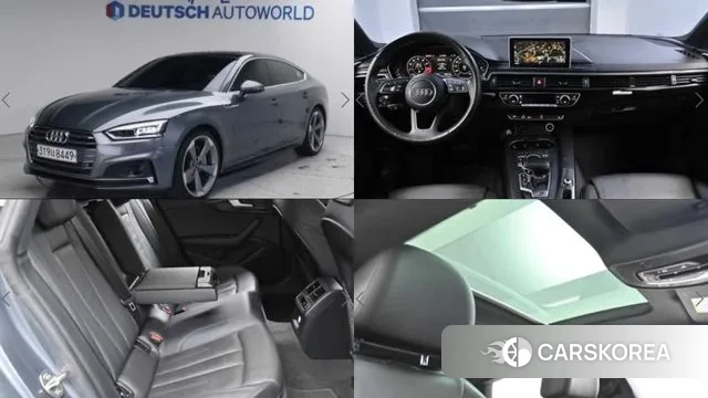 Audi A5 (F5) 2019 Серый из Кореи