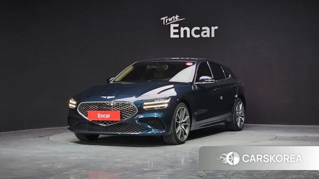 Genesis The New G70 Shooting Brake 2022 Синий из Кореи