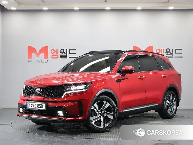 Kia Sorento 4th Generation 2021 Красный из Кореи