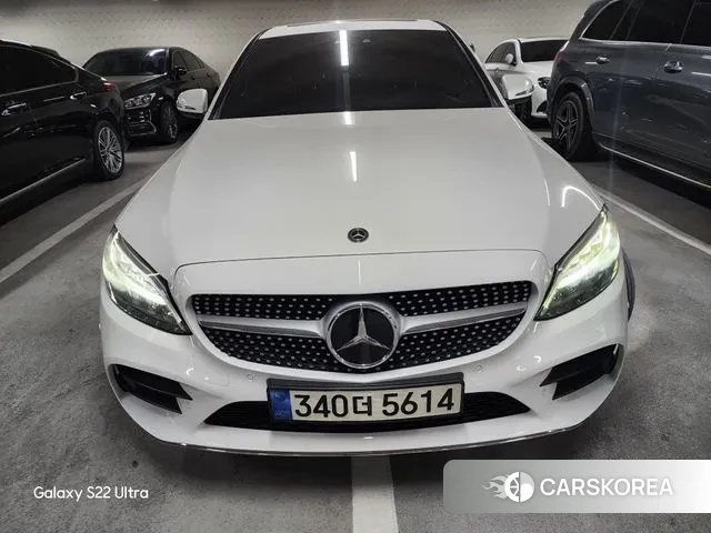 Mercedes-Benz C-Class W205 2021 Белый из Кореи