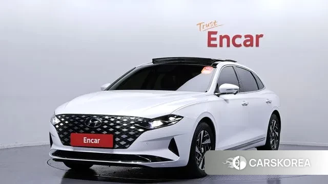 Hyundai The New Grandeur IG Hybrid 2021 Белый из Кореи