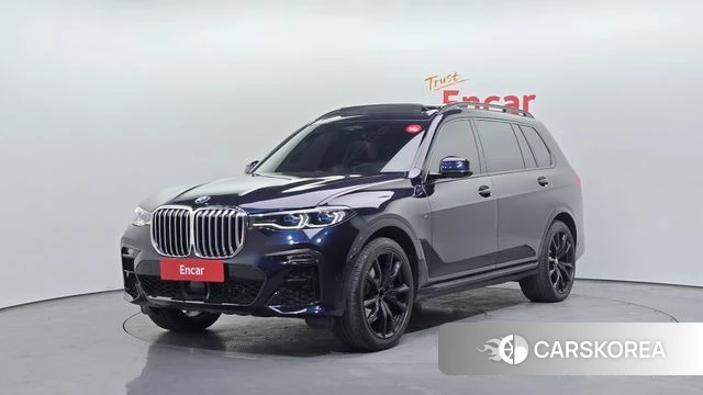 BMW X7 (G07) 2020 Черный из Кореи
