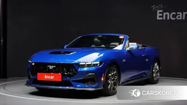 Ford Mustang 7th Generation 2024 Синий из Кореи