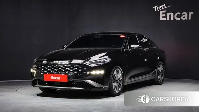 Kia K8 Hybrid 2022 Черный из Кореи