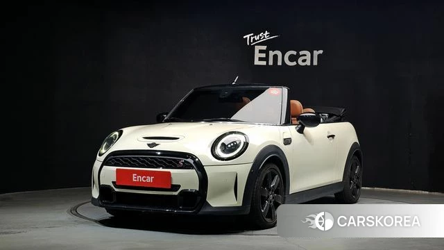 Mini Cooper S Convertible 2021 Жемчужный цвет из Кореи