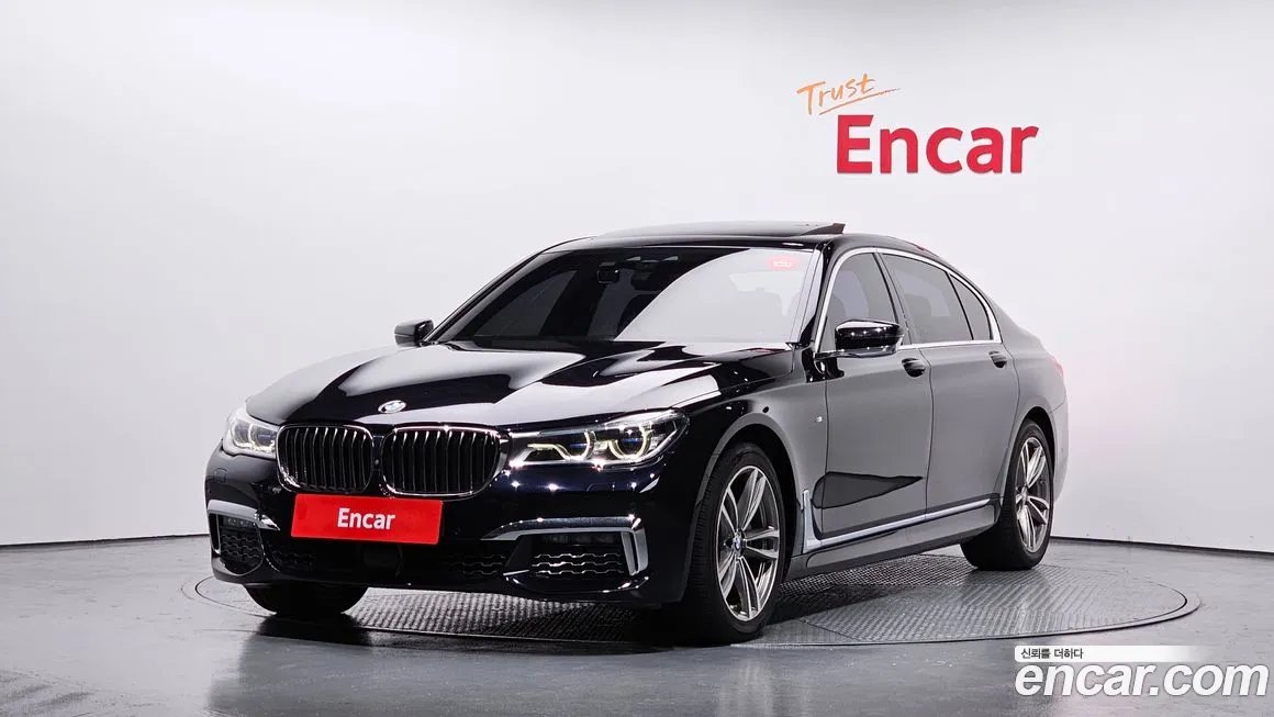 BMW 7 Series (G11) 2018 Черный из Кореи