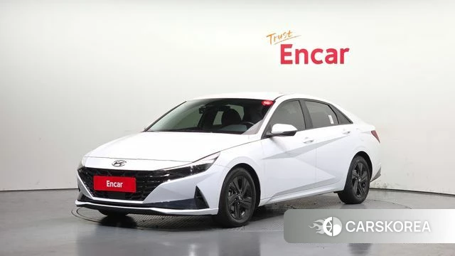 Hyundai Avante (CN7) 2022 Белый из Кореи