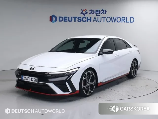 Hyundai The New Avante (CN7) 2024 Белый из Кореи