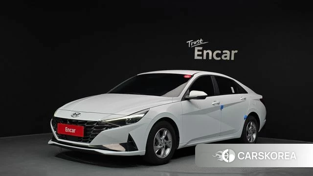 Hyundai Avante (CN7) 2021 Белый из Кореи