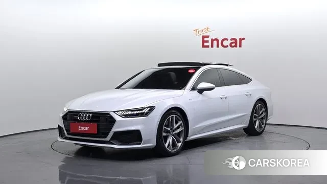 Audi A7 (4K) 2020 Белый из Кореи