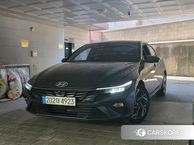 Hyundai The New Avante (CN7) 2023 Серый из Кореи