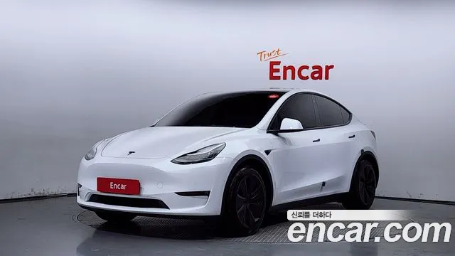 Tesla Model Y 2021 Белый из Кореи