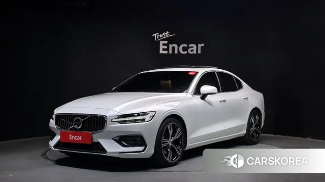 Volvo S60 3rd generation 2021 Белый из Кореи