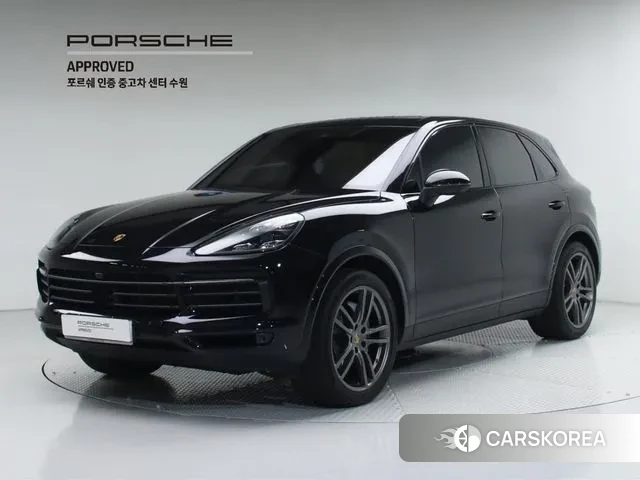 Porsche Cayenne (PO536) 2022 Черный из Кореи