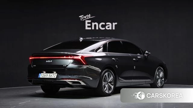 Kia K8 Hybrid 2022 Серый из Кореи