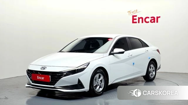 Hyundai Avante (CN7) 2021 Белый из Кореи