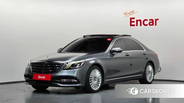 Mercedes-Benz S-Class W222 2019 Серебристо-серый из Кореи