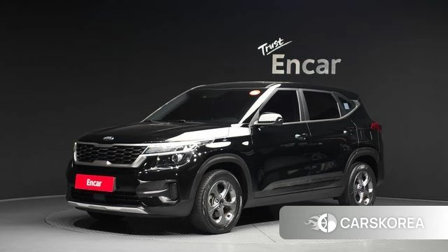 Kia Seltos 2020 Черный из Кореи