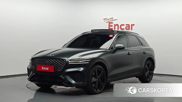 Genesis GV70 2022 Темно-зеленый из Кореи