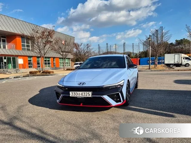 Hyundai The New Avante (CN7) 2023 Синий из Кореи